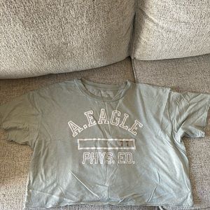 cute american eagle cropped tee🎀